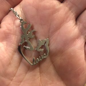NWT Harry Potter Stag/Doe Love 18KGP Stamped Deer Always Patronus Necklace